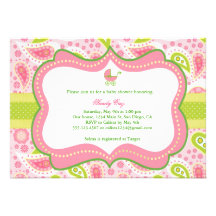 Lilly Pulitzer inspiró la invitación de la fiesta 