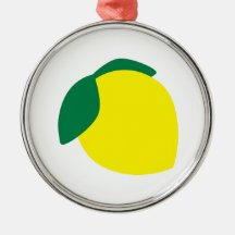 Limón Ornamento Para Arbol De Navidad