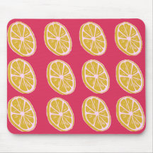 Limones del arte pop tapetes de ratones
