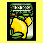 Limones tarjetas postales
