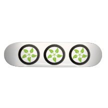 Limpie el poder verde monopatin personalizado