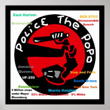 Limpie el PoPo - la policía anti de NYC para y bri Posters