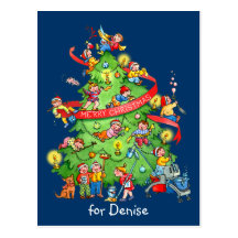 Limpieza de la postal del árbol de navidad