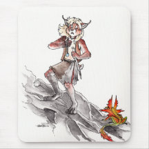 Lince y basilisco Mousepad Alfombrillas De Ratón