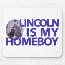 Lincoln es mi Homeboy Tapetes De Raton