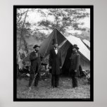 Lincoln, Pinkerton, y McClernand 1862 Posters