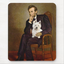 Lincoln - Westie 1 Tapetes De Ratones