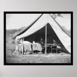 Lincoln y McClellan en Antietam 1862 Impresiones
