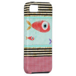 Lindo caprichoso del acuario de los pescados iPhone 5 funda