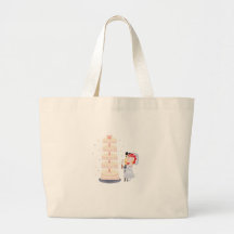 Lindo, diseño del "pastel de bodas" bolsas