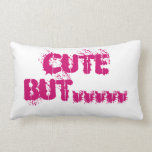 LINDO PERO Psico-KnuckleBow Almohada