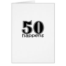 Lindos, "50 sucede" 50.o diseño del cumpleaños felicitacion 