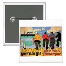 Línea americana poster pin