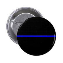 Línea azul fina botón de LEO Pin