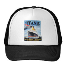 Línea blanca titánica poster de la estrella gorros  