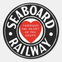 Línea de aire del litoral logotipo ferroviario del etiqueta