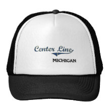 Línea de centro obra clásica de la ciudad de Michi Gorros Bordados