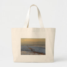 Línea de cerca bolsas lienzo