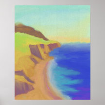 Línea de la costa, poster