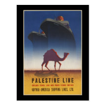 Línea de Palestina Tarjetas Postales