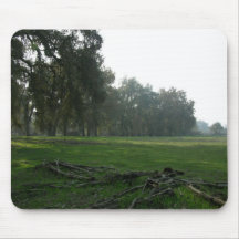 Línea de roble tapete de raton