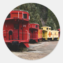 Línea del Caboose Pegatinas
