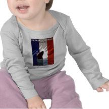 Línea del francés del Cie Gle Transatlantique Camiseta