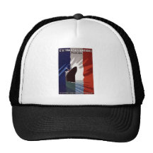 Línea del francés del Cie Gle Transatlantique Gorro De Camionero