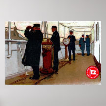 Línea roja de la estrella, oficiales en la pintura impresiones