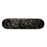 Líneas abstractas - gris 50pc patines personalizados