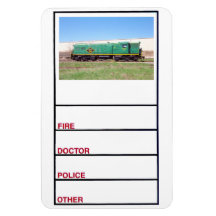 Líneas de ferrocarril de SMS imán de la foto de Ba