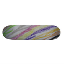 Líneas dibujadas creyón patines personalizados