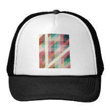 Líneas geométricas abstractas gorro de camionero