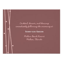 Líneas y recepción nupcial de los puntos invitacion personalizada