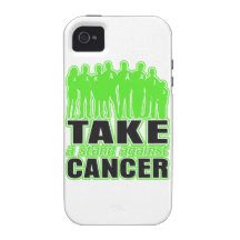 Linfoma de Non-Hodgkins - tome un soporte contra c Case-Mate iPhone 4 Carcasa