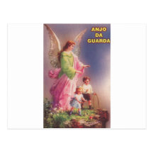 Linha de Produtos Anjo da guarda Cartao Postal