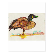 Linha de Produtos Pato Cartao Postal