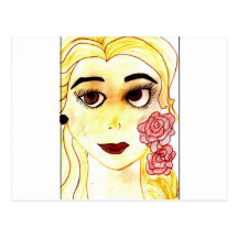 Linha Pretty girl Cartao Postal