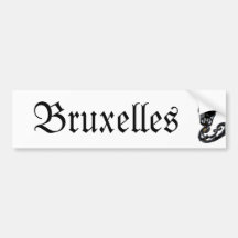 Linterna de Bruselas Etiqueta De Parachoque