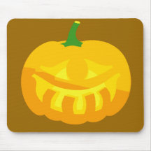 Linterna de Jack-o dentudo sonriente ' Tapete De Raton