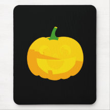 Linterna de Jack-o enorme de la sonrisa ' Alfombrillas De Ratón
