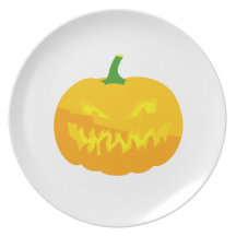 Linterna de Jack-o espeluznante ' Plato
