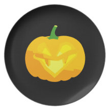 Linterna de Jack-o malvado ' Platos Para Fiestas