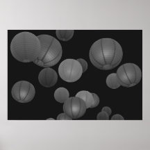 Linterna de papel poster