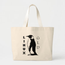 linux bolsas lienzo