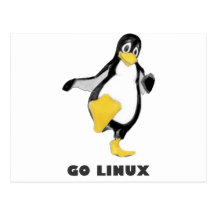 linux tarjeta postal