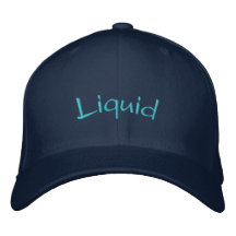 Líquido Gorra De Beisbol Bordada