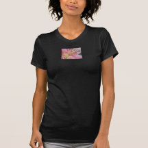 Lirio Brown/personalizado rosado camiseta de 2 cap
