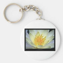 Lirio de agua blanca de la flor 061 llaveros