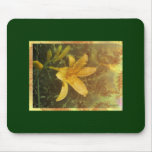 Lirio de día amarillo Mousepad Alfombrilla De Ratones
